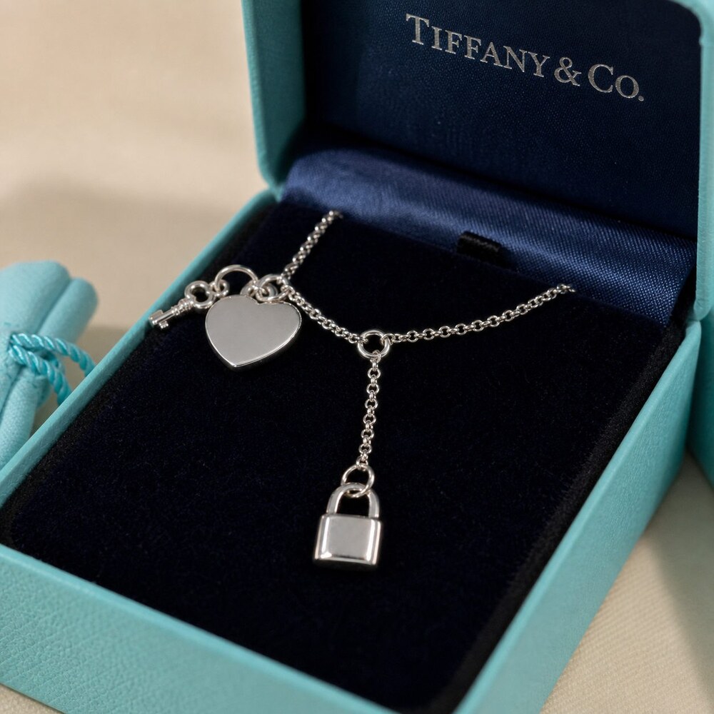 TIFFANY&CO Timeless Necklace Style 5 | New with Box - Picture 3 of 9